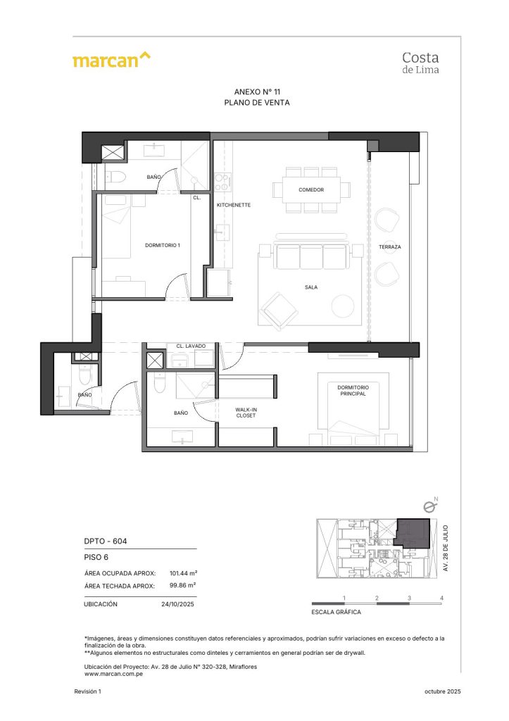 Llano Zapata 430 - departamento 604